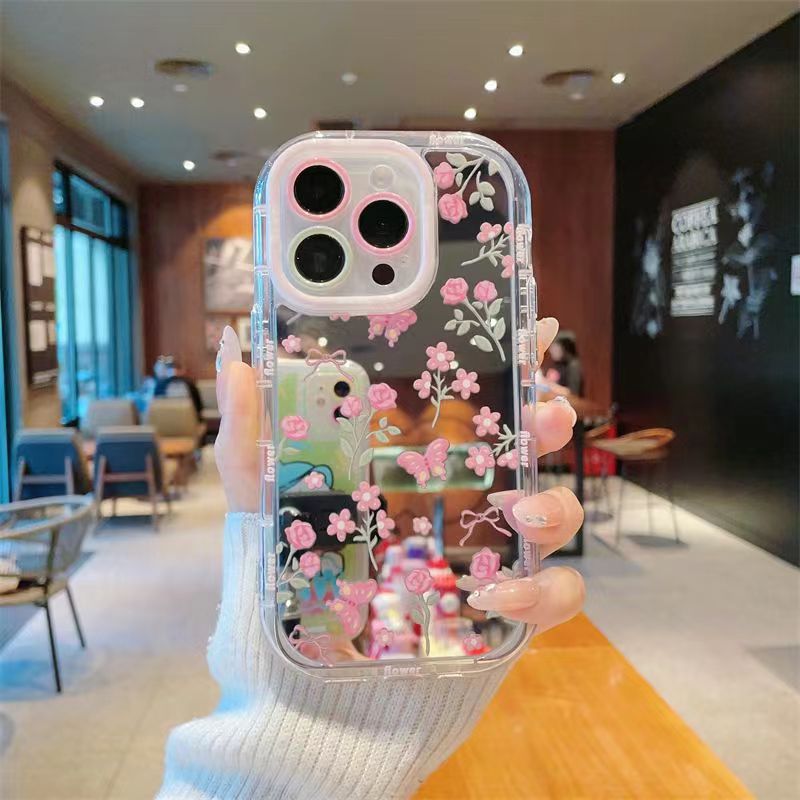 Pink Blossom Mirror Phone Case