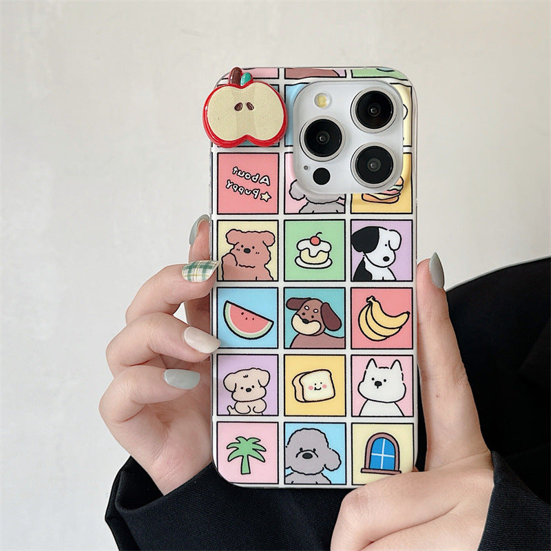 Colourful Doggy Collage Phone Case