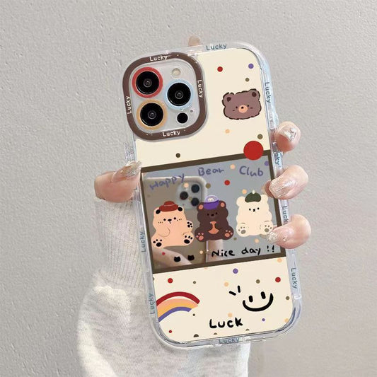 Happy Bear Club Mirror Phone Case