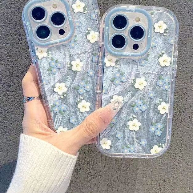 Blue Floral Dream Phone Case